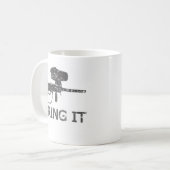 ペイントボールはそれを持って来ます コーヒーマグカップ (正面左)