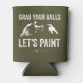 ペイントボールは絵を描こう 缶クーラー (正面)