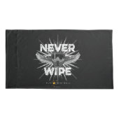 ペイントボールを拭かない（暗） 枕カバー (裏面)