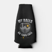 ペイントボールオンザーズ顔 ボトルクーラー (正面)