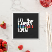 ペイントボールカラースプラッツペイントボールプレイヤーギフト スタンダードカクテルナプキン (インサイチュ)