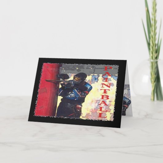 ペイントボールカード カード (正面)