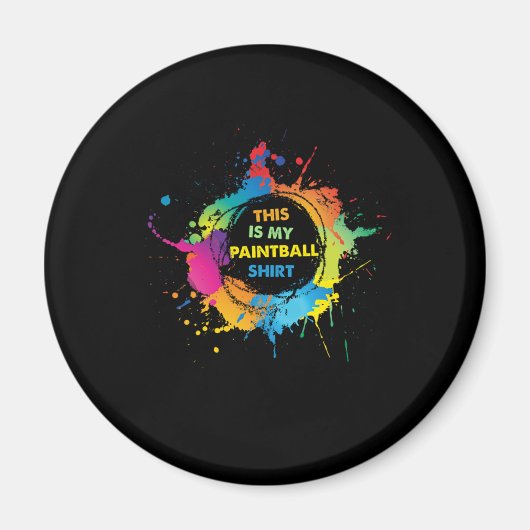 ペイントボールゲームカラーボールペイントボールマーカーギフト マグネット (正面)