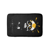 ペイントボールスカル バスマット (正面)