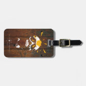 ペイントボールスカル ラゲッジタグ (正面横)