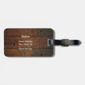 ペイントボールスカル ラゲッジタグ (裏面横)