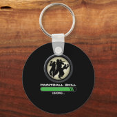 ペイントボールスキルロードペイントペイントボールプレイヤーギフト キーホルダー (正面)