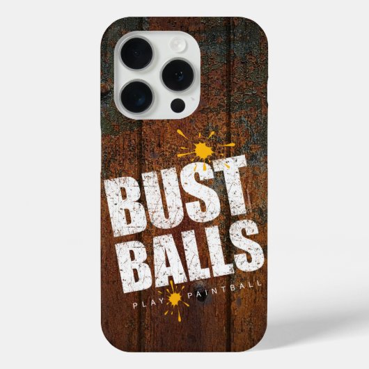 ペイントボールバストボール Case-Mate iPhoneケース (裏面)