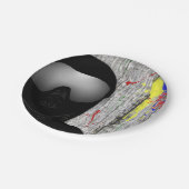 ペイントボールパーティー紙プレート ペーパープレート (アングル)