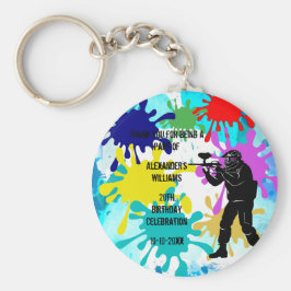 ペイントボールパーティー キーホルダー