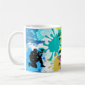 ペイントボールパーティー コーヒーマグカップ (左)