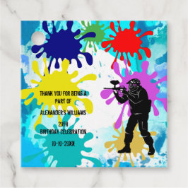 ペイントボールパーティー フェイバータグ