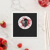 ペイントボールブルズアイPaintballターゲットプレーヤーマーカー スタンダードカクテルナプキン (インサイチュ)