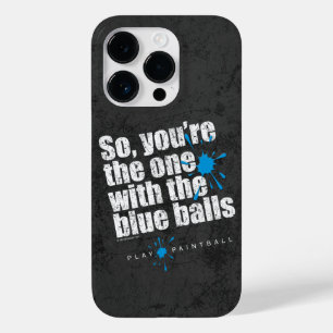ペイントボールブルーボール Case-Mate iPhone 14 PROケース