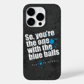 ペイントボールブルーボール Case-Mate iPhone 14 PROケース