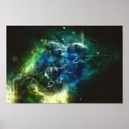 ペイントボールプリントSR1 ポスター