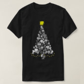 ペイントボールプレイヤークリスマスツリー3 Tシャツ (デザイン正面)