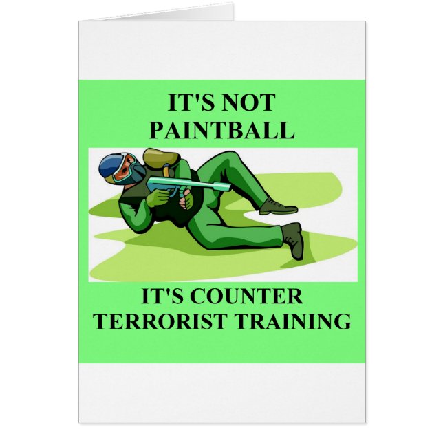 ペイントボールプレーヤー (正面)