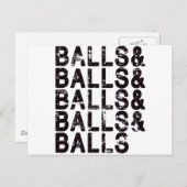 ペイントボールボール ポストカード (正面/裏面)