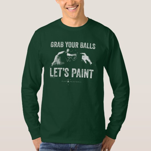 ペイントボールレッツ絵を描ー Tシャツ (正面)