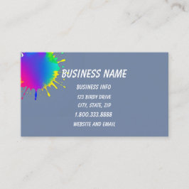 ペイントボールロゴゲームプレーヤーアートポップ・アートのグラフィック 名刺