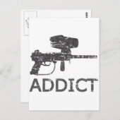 ペイントボール中毒者 ポストカード (正面/裏面)