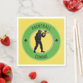 ペイントボール戦 スタンダードランチョンナプキン (インサイチュ)