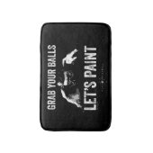 ペイントボール絵を描ズバスルーム バスマット (正面縦)