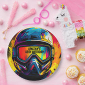 ペイントボール誕生日パーティパーソナライズされたー ペーパープレート (パーティー)