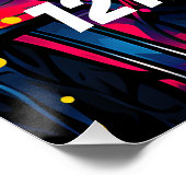 ペイントボール誕生日パーティパーソナライズされたー ポスター (コーナー)