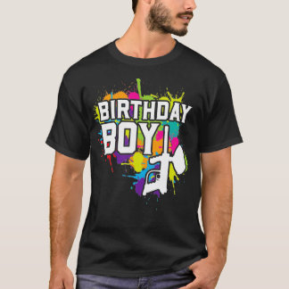 ペイントボール誕生日ボーイアパレル Tシャツ