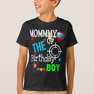 ペイントボール誕生日マッチングファミリーセット Tシャツ