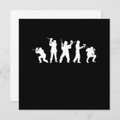 ペイントボール選手ペイントボールマーカーペイントボールガンG 招待状 (正面/裏面)