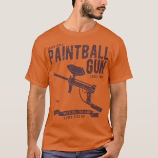ペイントボール銃 Tシャツ