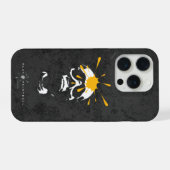 ペイントボール スカル iPhoneケース (裏面横)