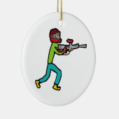 ペイントボール セラミックオーナメント (右)