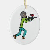 ペイントボール セラミックオーナメント (右)