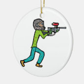 ペイントボール セラミックオーナメント (左)