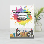 ペイントボール チャレンジ 招待状 (スタンド正面)