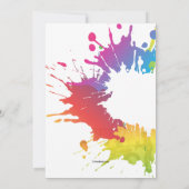 ペイントボール チャレンジ 招待状 (裏面)