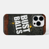 ペイントボール・バストボール iPhoneケース (裏面横)