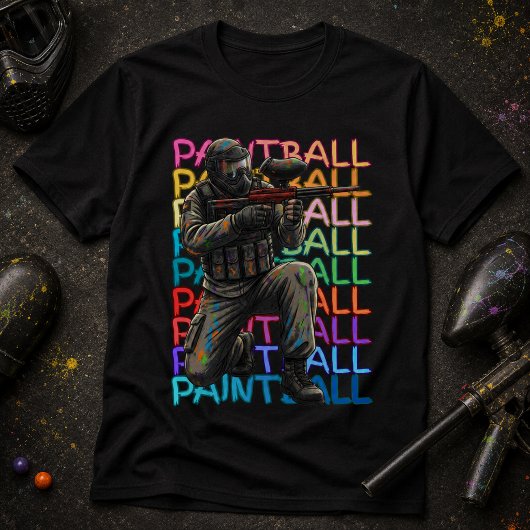 ペイントボール・プレイヤー Tシャツ