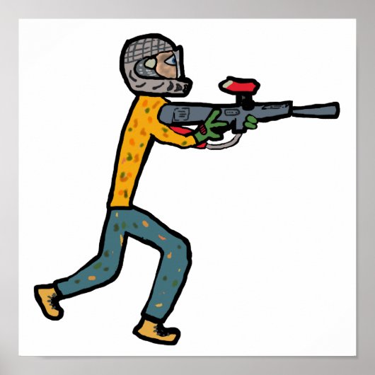 ペイントボール ポスター (正面)