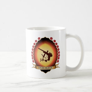 ペイントボールMandorla コーヒーマグカップ