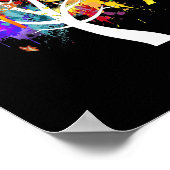 ペイントボー数々のルカラースプラットアート ポスター (角)