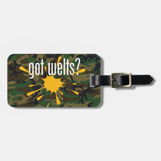 ペイントボ得ール溶接機? ラゲッジタグ (正面横)