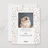 ペイント抽象アーチ写真 シーズンカード (裏面)