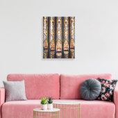 ペイント柄のオルガンパイプ キャンバスプリント (インサイチュ (リビング))