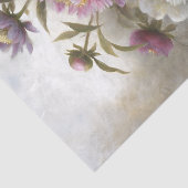 ペイント風ピンクの芍薬ブーケのデコパージュ 薄葉紙 (詳細)