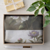 ペイント風ピンクの芍薬ブーケのデコパージュ 薄葉紙 (ギフト)